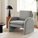 Artiss Armchair Accent Chair Lounge Tub Sofa Couch Curved Arm Seat Boucle Grey. Available at Crazy Sales for $204.95