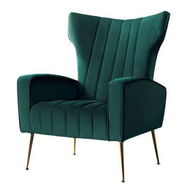 Detailed information about the product Artiss Armchair Green Velvet Kate