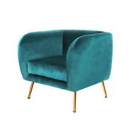 Detailed information about the product Artiss Armchair Lounge Sofa Arm Chair Accent Chairs Armchairs Couch Velvet Green