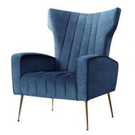 Detailed information about the product Artiss Armchair Navy Velvet Kate