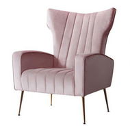 Detailed information about the product Artiss Armchair Pink Velvet Kate