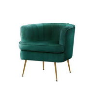 Detailed information about the product Artiss Armchair Velvet Green Norvia