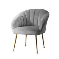 Detailed information about the product Artiss Armchair Velvet Grey Eloise