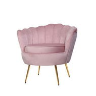 Detailed information about the product Artiss Armchair Velvet Pink Callista