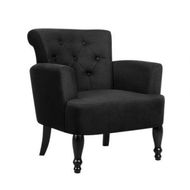 Detailed information about the product Artiss Armchair Wingback Charcoal Lothair