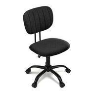 Detailed information about the product Artiss Armless Office Chair with Wheels, Ergonomic 360æŽ³ Swivel Home Office Desk Chair, Height Adjustable Computer Task Chair with Fabric Back and Seat for Small Space, Black