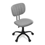Detailed information about the product Artiss Armless Office Chair with Wheels, Ergonomic 360æŽ³ Swivel Home Office Desk Chair, Height Adjustable Computer Task Chair with Fabric Back and Seat for Small Space, Grey
