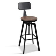 Detailed information about the product Artiss Bar Stools Kitchen Counter Chairs Vintage Metal Chairs