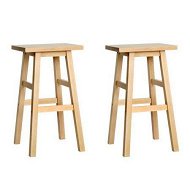 Detailed information about the product Artiss Bar Stools Kitchen Counter Stools Wooden Chairs Natural x2