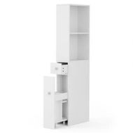 Detailed information about the product Artiss Bathroom Cabinet Storage Slim Organiser Drawer Toilet Corner 135cm White