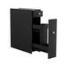 Artiss Bathroom Storage Cabinet Toilet Slim Tissue Box Caddy Holder Side Wooden Black. Available at Crazy Sales for $84.95