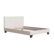 Detailed information about the product Artiss Bed Frame Double Size Boucle Fabric Mattress Base Platform Wooden