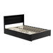 Artiss Bed Frame Double Size LED with 4 Drawers Black DUNN. Available at Crazy Sales for $429.95