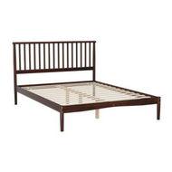 Detailed information about the product Artiss Bed Frame Double Size Wooden Base Mattress Platform Timber Walnut VISE