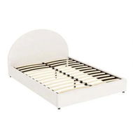 Detailed information about the product Artiss Bed Frame Gas Lift Strorage Beds Base Platform Boucle Fabric Double ELLA