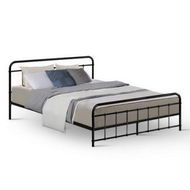 Detailed information about the product Artiss Bed Frame Metal Frames LEO - Queen (Black)