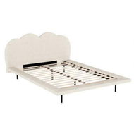 Detailed information about the product Artiss Bed Frame Queen Size Boucle Beige SASA