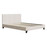 Detailed information about the product Artiss Bed Frame Queen Size Boucle Fabric Mattress Base Platform Wooden