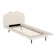 Detailed information about the product Artiss Bed Frame Single Size Boucle Beige SASA