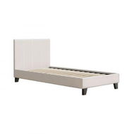 Detailed information about the product Artiss Bed Frame Single Size Boucle Fabric Mattress Base Platform Wooden