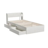 Detailed information about the product Artiss Bed Frame Single Size Mattress Base wtih Charging Ports 2 Storage Drawers