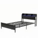 Artiss Bed Frame Single Size with Storage Shelf Headboard Charging Station GRID. Available at Crazy Sales for $199.95