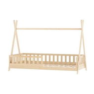 Detailed information about the product Artiss Bed Frame Wooden Kids House Frames Oak PUAH