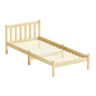 Detailed information about the product Artiss Bed Frame Wooden Single Size SOFIE Pine Timber Mattress Base OAK