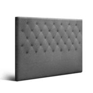 Detailed information about the product Artiss Bed Head Headboard Queen Size Fabric - CAPPI Grey