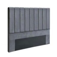 Detailed information about the product Artiss Bed Head Headboard Queen Velvet - VELA Grey