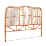 Detailed information about the product Artiss Bed Headboard Double Bedhead Rattan - NERO Pine