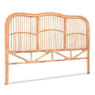 Detailed information about the product Artiss Bed Headboard Queen Bedhead Rattan - NERO Pine