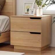 Detailed information about the product Artiss Bedside Table 2 Drawers Nightstand Pine