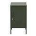 Artiss Bedside Table Metal Cabinet - Green. Available at Crazy Sales for $104.95