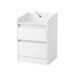 Artiss Bedside Table Nightstand with Charging Station 2 Drawers LED White. Available at Crazy Sales for $104.95