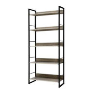 Detailed information about the product Artiss Bookshelf 5 Tiers - NOE Black and Oak