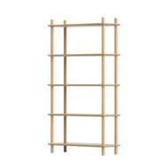 Detailed information about the product Artiss Bookshelf 5 Tiers Bookcase Display Shelves Wooden Storage Stand Rack Pine
