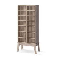 Detailed information about the product Artiss Bookshelf CD Storage Rack - BERG Oak