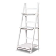 Detailed information about the product Artiss Bookshelf Corner Shelf 3 Tiers - ZANE White