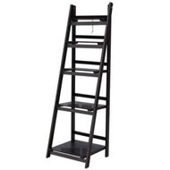 Detailed information about the product Artiss Bookshelf Corner Shelf 5 Tiers - ZANE Coffee