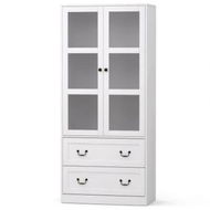 Detailed information about the product Artiss Buffet Sideboard 180cm Hutch Storage Cabinet Kitchen Drawer Door White
