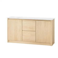 Detailed information about the product Artiss Buffet Sideboard Marble Style Tabletop - Pine