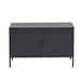 Artiss Buffet Sideboard Metal Cabinet - BASE Charcoal. Available at Crazy Sales for $169.95