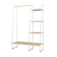 Detailed information about the product Artiss Clothes Rack Coat Stand 150cm Hanger Closet White