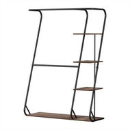 Detailed information about the product Artiss Clothes Rack Coat Stand 172cm 4-Tier Walnut