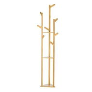 Detailed information about the product Artiss Clothes Rack Coat Stand 9 Hooks Tree Shelf Bamboo