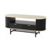 Artiss Coffee Table Drawer Shelf Wood&Black. Available at Crazy Sales for $159.95