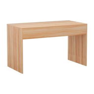 Detailed information about the product Artiss Coffee Table Rectangle Fluted Side 100CM