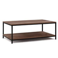 Detailed information about the product Artiss Coffee Table Rectangular 93CM Walnut Olin