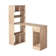 Detailed information about the product Artiss Computer Desk Bookshelf Drawer Cabinet Oak 120CM